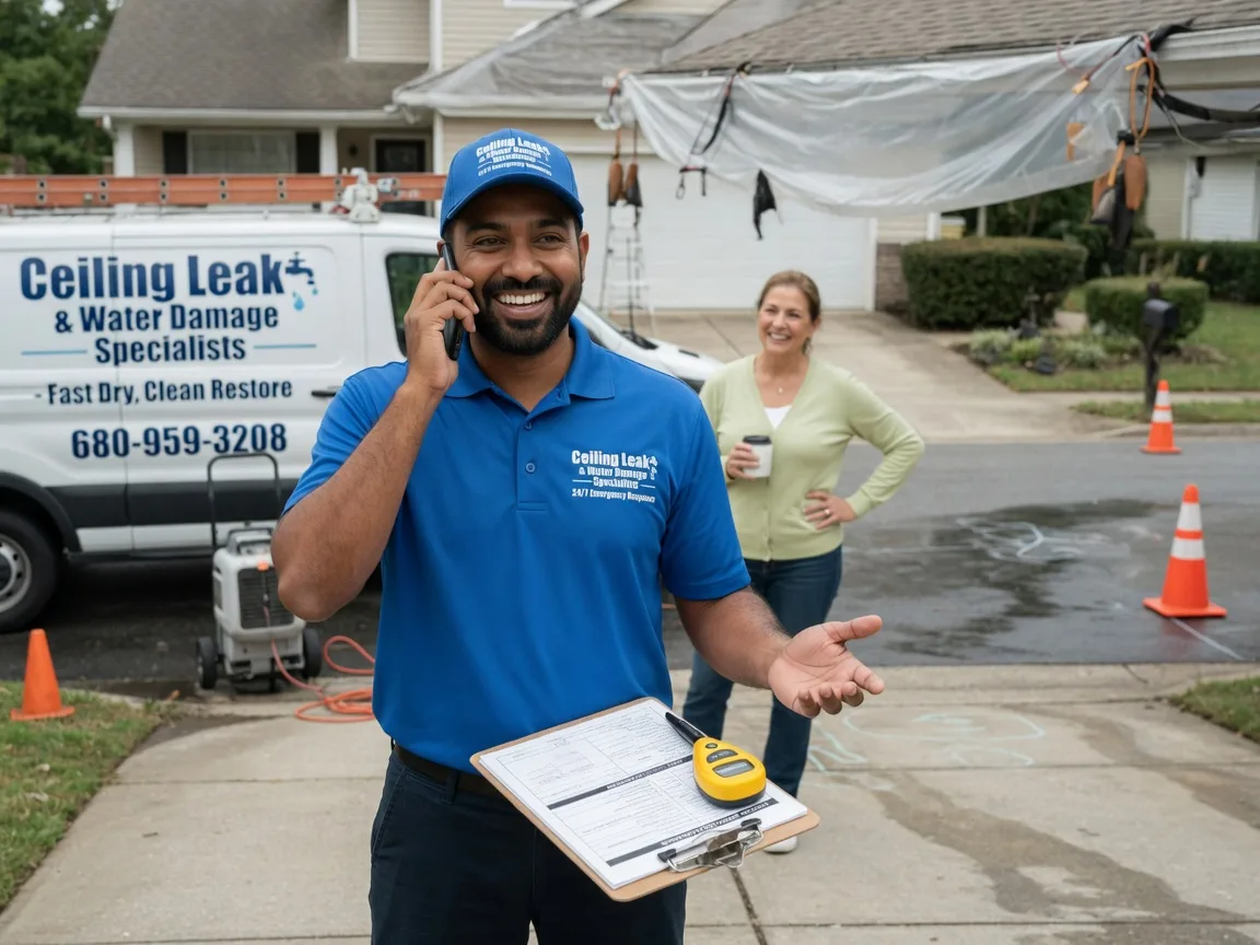Ceiling Leak Cleanup Blandinsville, IL FAQs